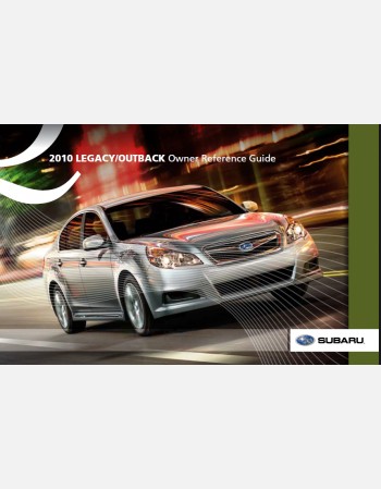 subaru legacy 2010 owners manual